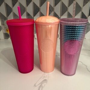 Starbucks Vibrant Tumbler Trio